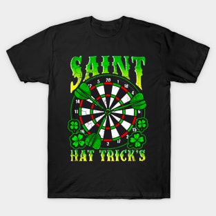 St Hat Trick's Day Darts St Patrick's Day T-Shirt